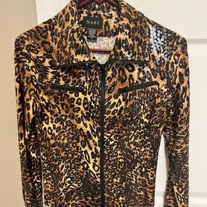Leopard jacket shirt